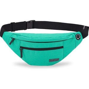 Large Crossbody Fanny Pack with 4-Zipper Pockets Gym Sports Festival Workout